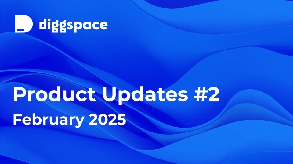 Diggspace Product Updates - February 2025